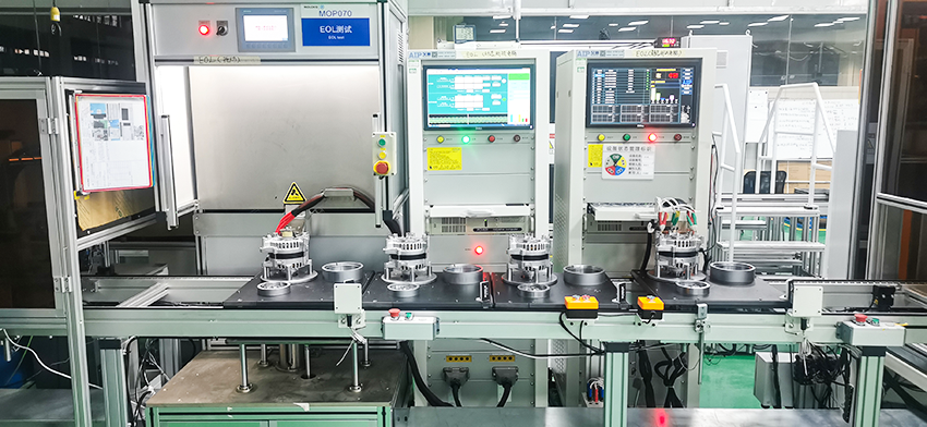 艾普智能_汽車BSG電機測試設(shè)備應(yīng)用現(xiàn)場
