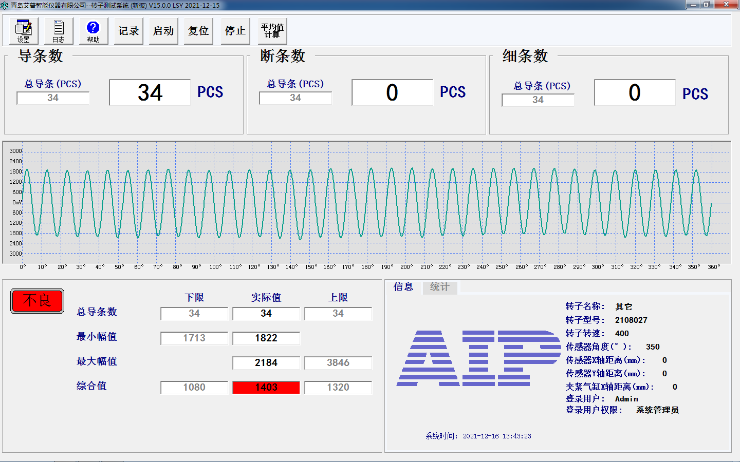 鑄鋁轉(zhuǎn)子測(cè)試系統(tǒng)測(cè)試界面-艾普智能.png 鑄鋁轉(zhuǎn)子測(cè)試系統(tǒng)測(cè)試界面-艾普智能.png